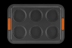 6 Cup Fluted Tart Tin Tray