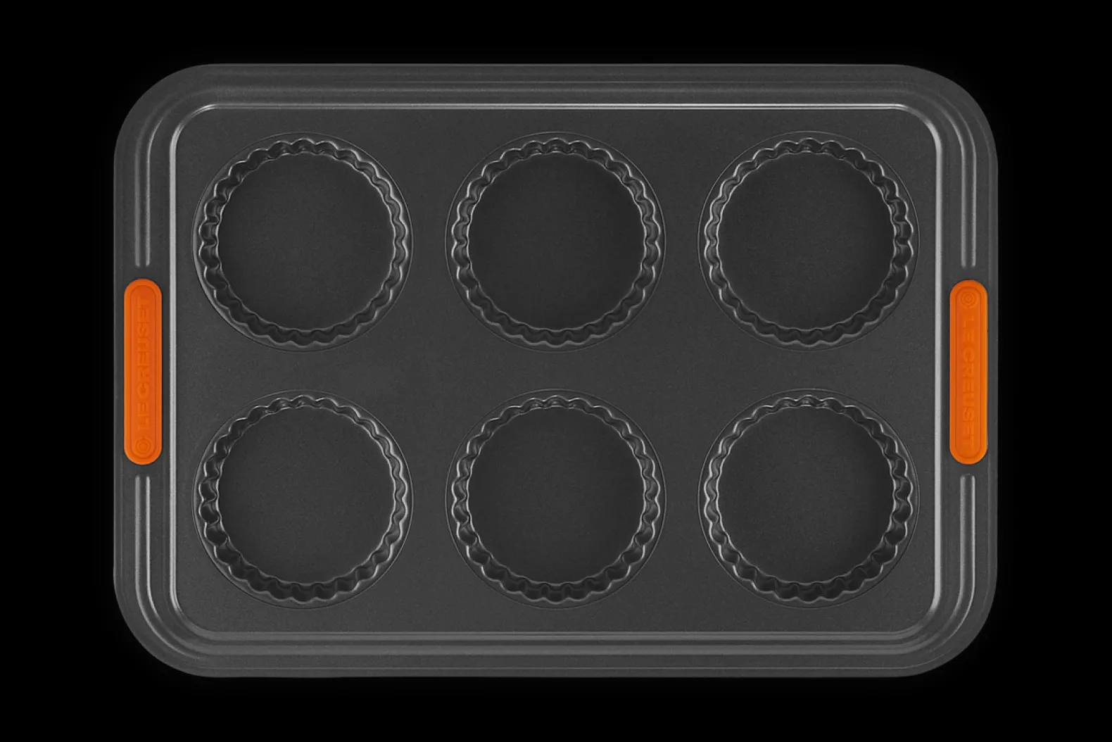 6 Cup Fluted Tart Tin Tray