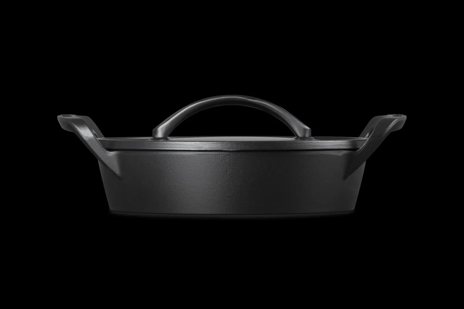 Cast Iron BBQ Outdoor Shallow Casserole