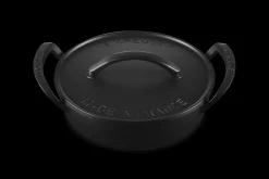Cast Iron BBQ Outdoor Shallow Casserole