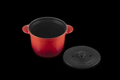 Cast Iron Cocotte Every with Stoneware inner Lid