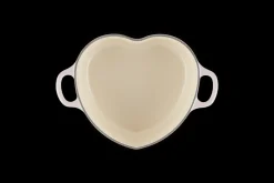 Cast Iron Heart Shaped Casserole with Heart Knob