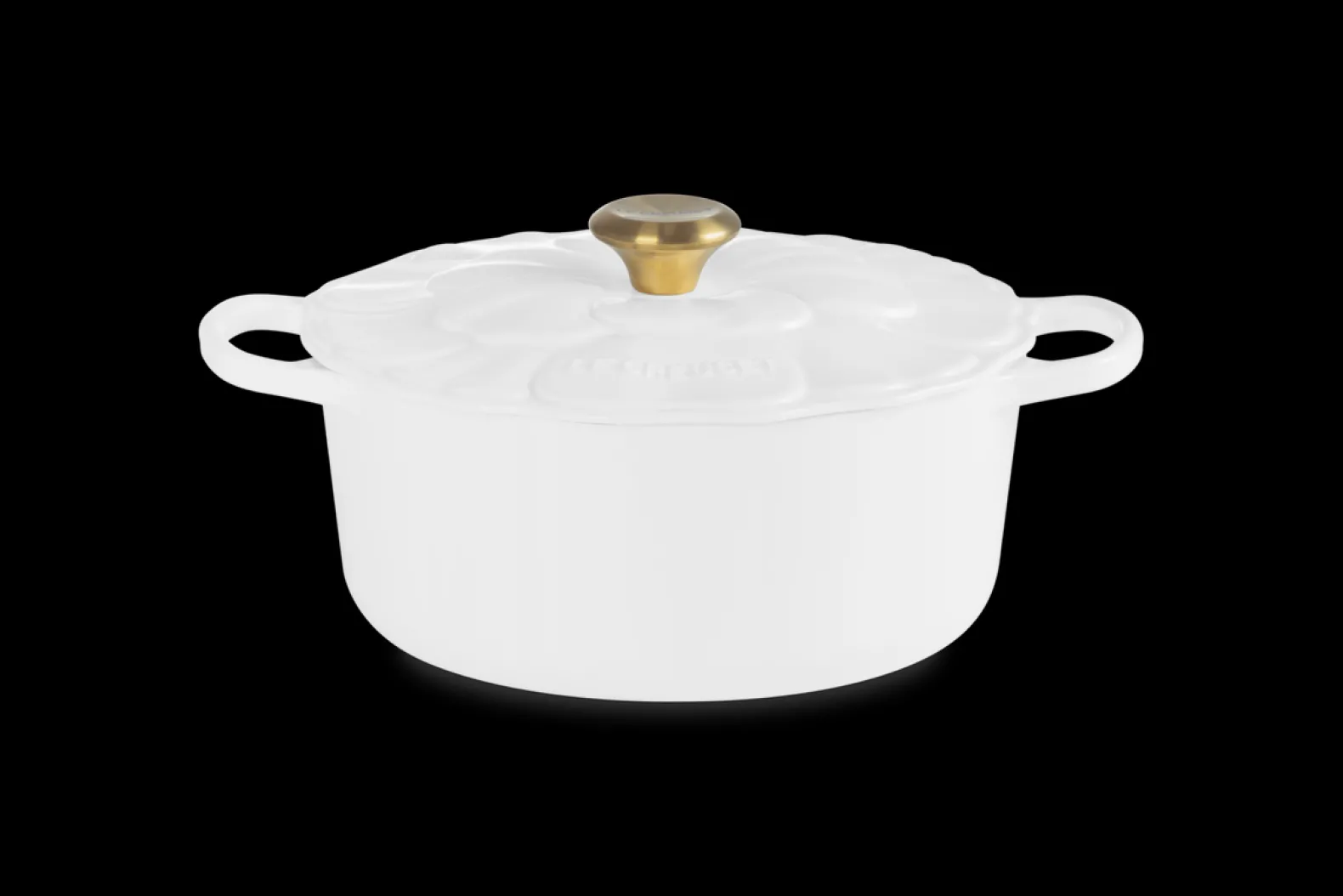 Cast Iron Petal Round Casserole