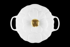 Cast Iron Petal Round Casserole