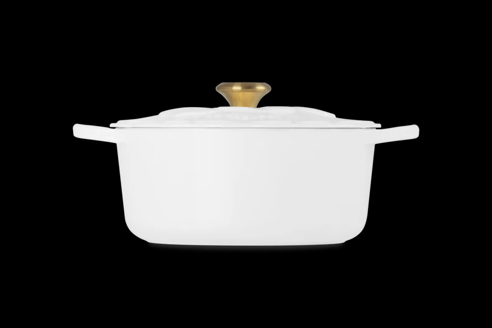 Cast Iron Petal Round Casserole