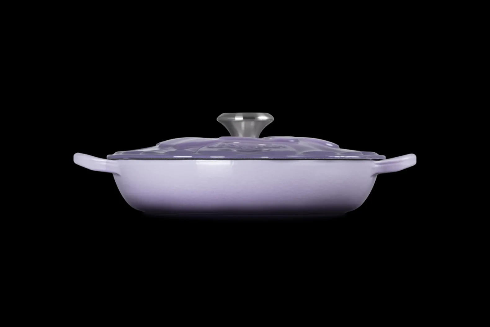 Cast Iron Petal Shallow Casserole