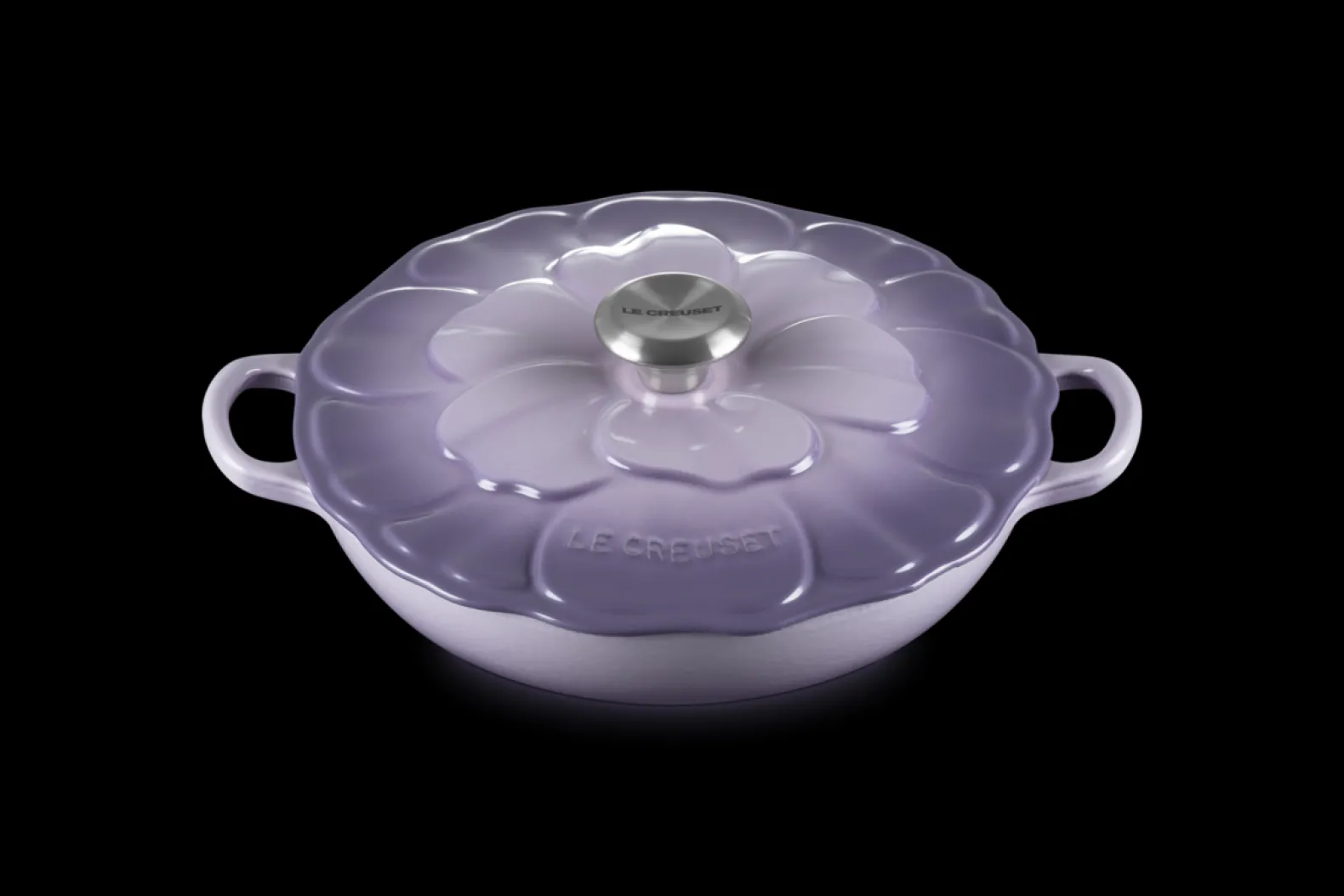 Cast Iron Petal Shallow Casserole