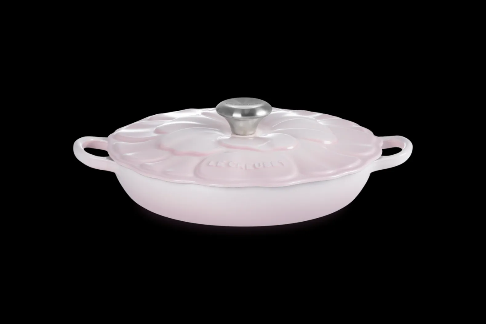 Cast Iron Petal Shallow Casserole