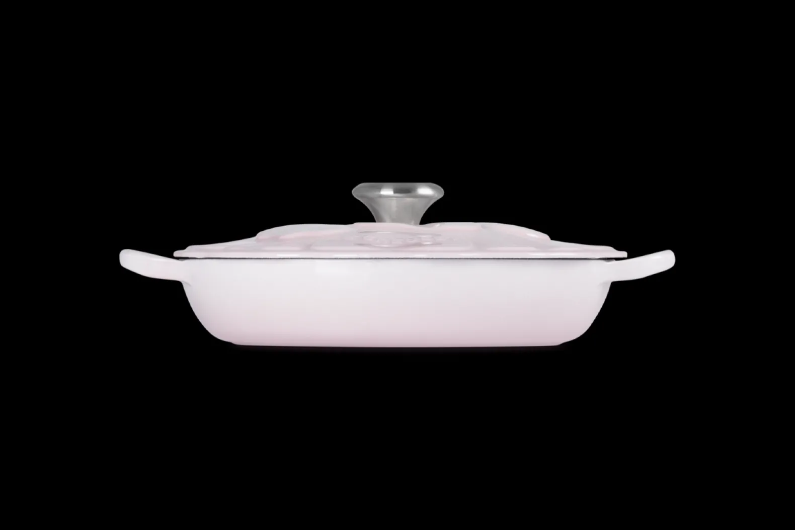 Cast Iron Petal Shallow Casserole