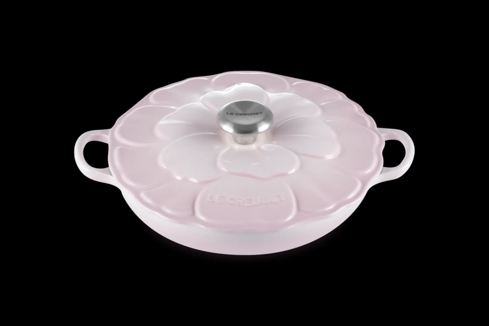 Cast Iron Petal Shallow Casserole