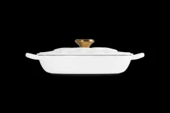 Cast Iron Petal Shallow Casserole