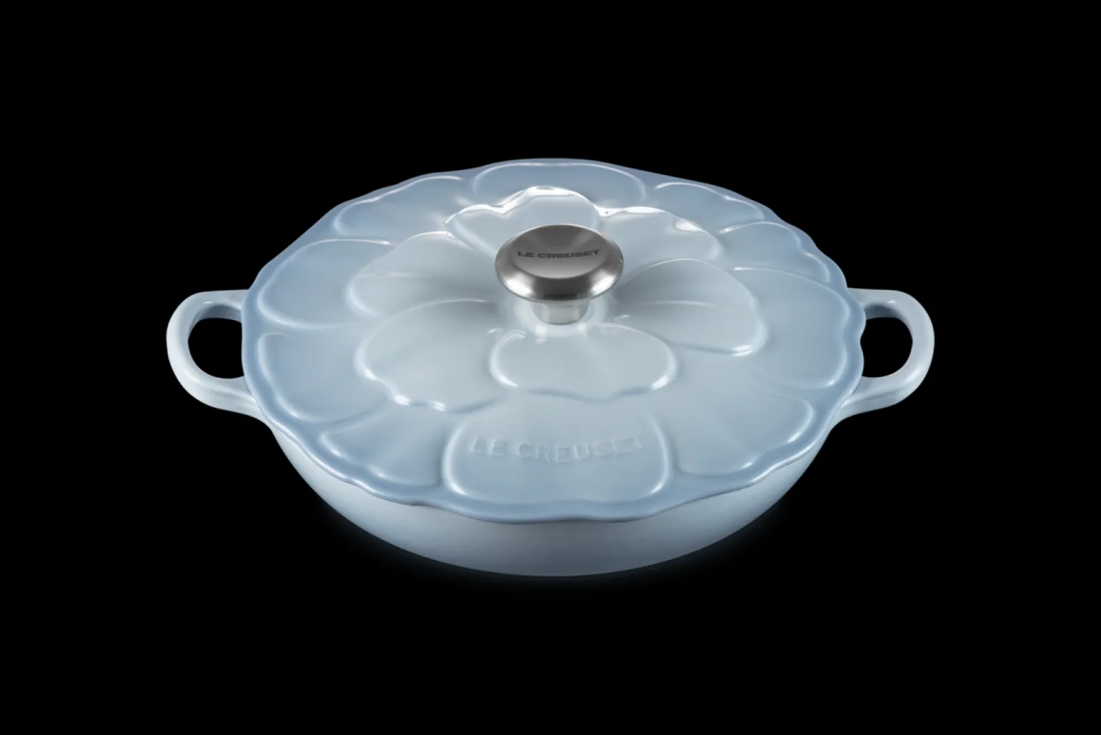 Cast Iron Petal Shallow Casserole