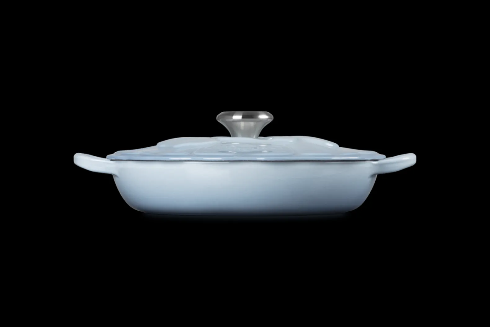 Cast Iron Petal Shallow Casserole