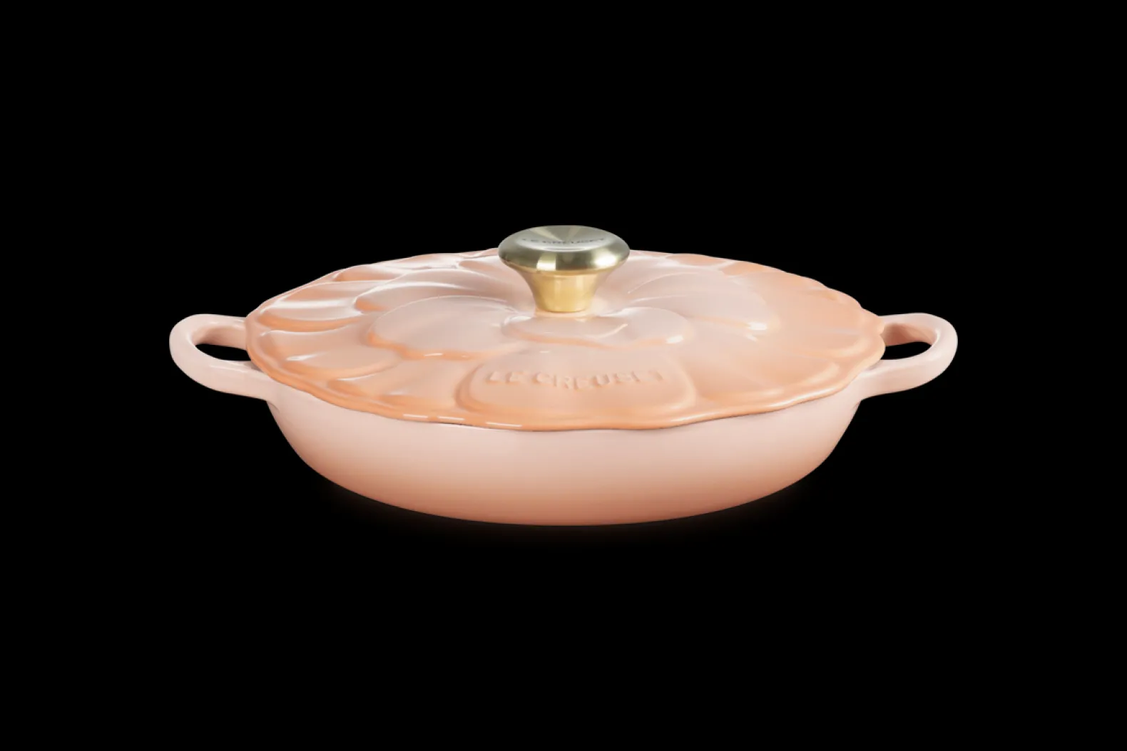 Cast Iron Petal Shallow Casserole