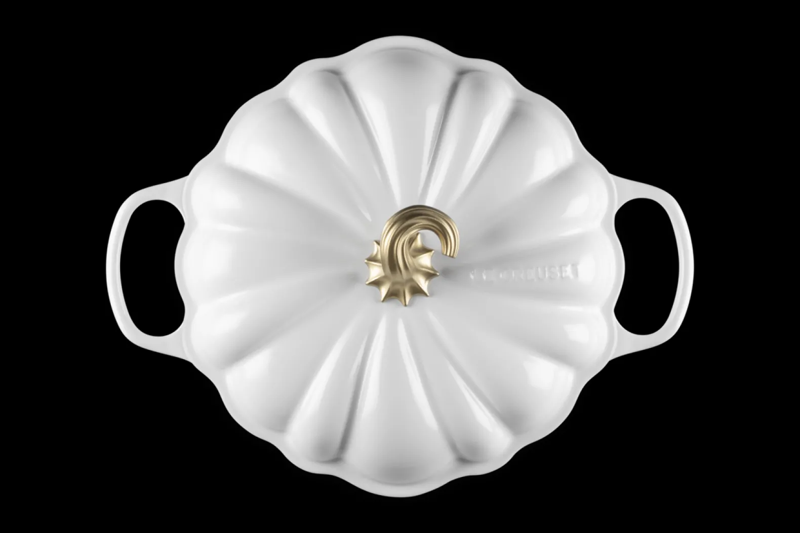 Cast Iron Pumpkin Shallow Casserole