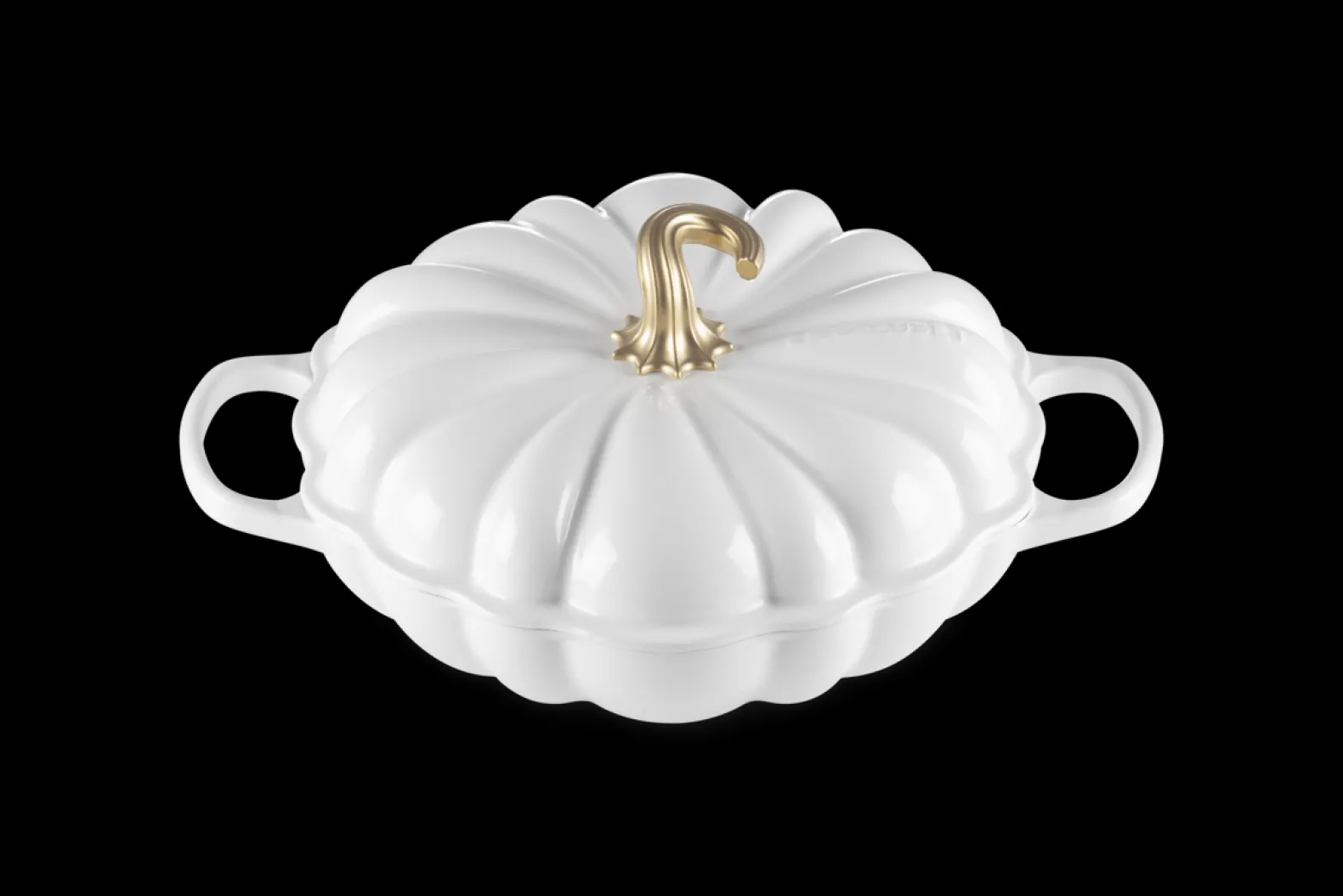 Cast Iron Pumpkin Shallow Casserole