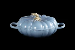 Cast Iron Pumpkin Shallow Casserole
