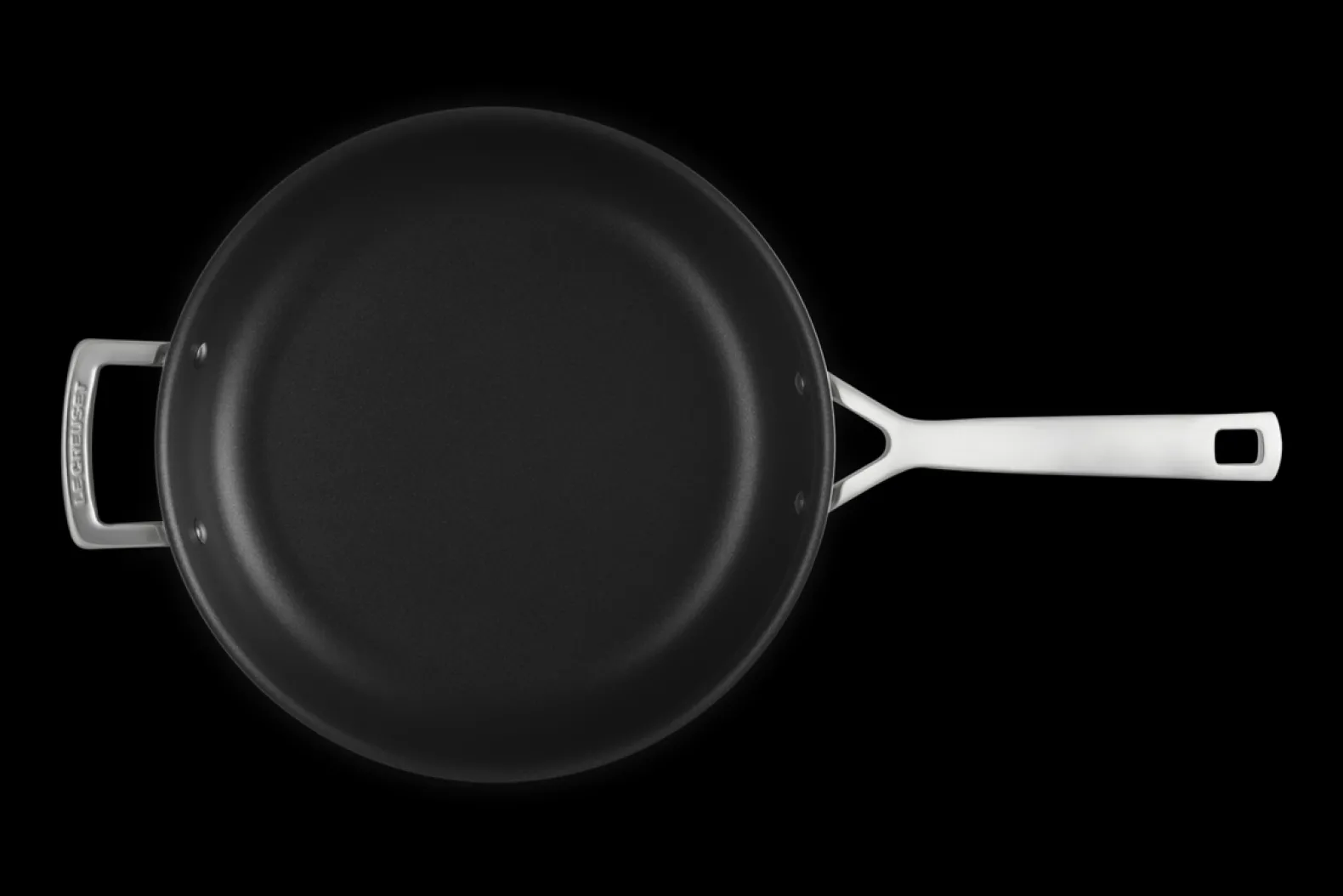 3-ply Stainless Steel Non-Stick Frying Pan with Helper Handle