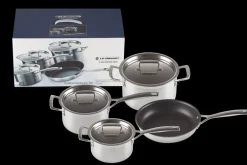 3-ply Stainless Steel 4-piece Cookware Set