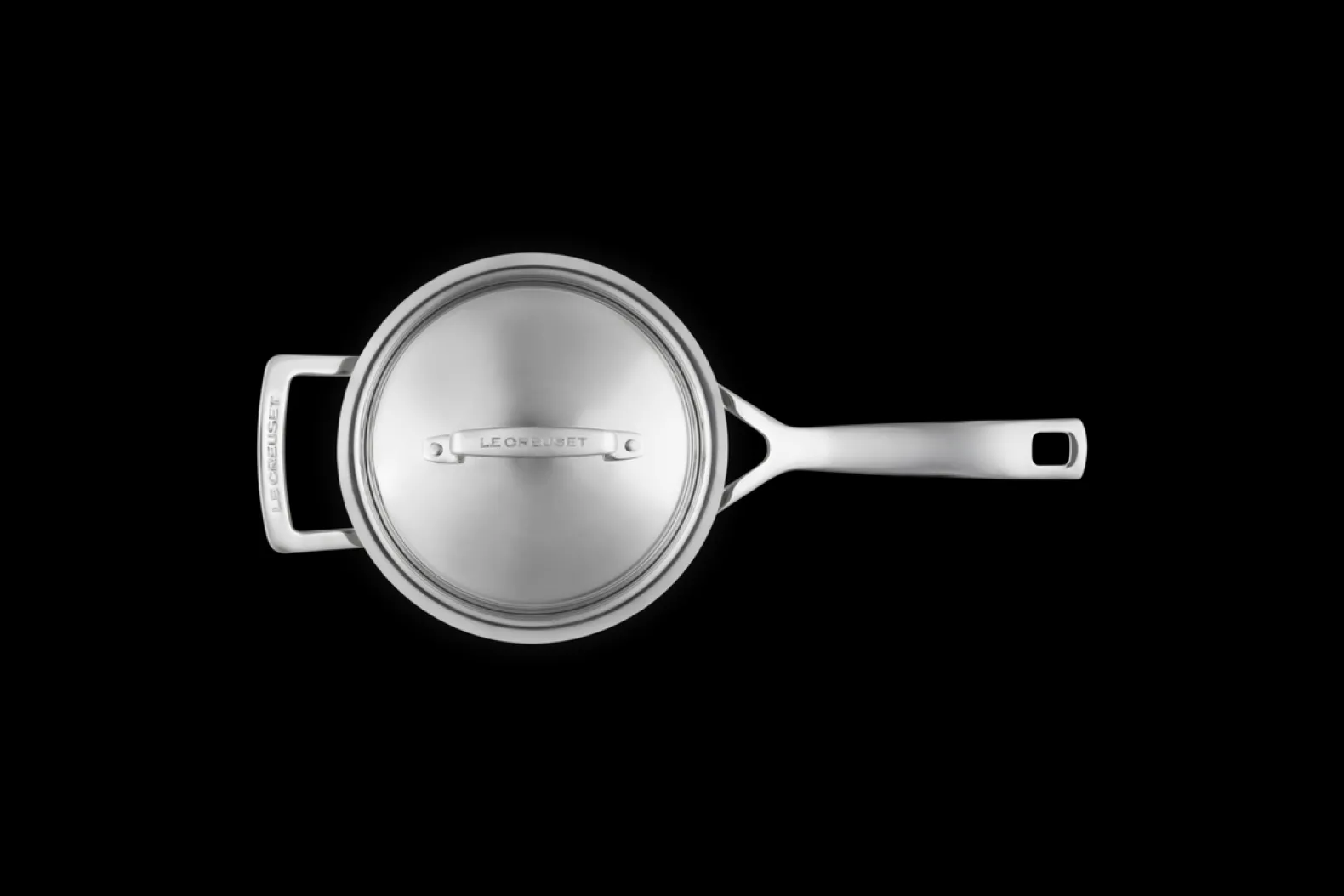 3-ply Stainless Steel Saucepan with Lid and Helper Handle