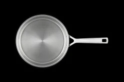 3-ply Stainless Steel Uncoated Sauté Pan with Lid