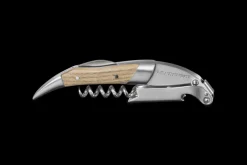 Premium Waiter's Corkscrew with Oak Wood Handle