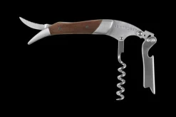 Premium Waiter's Corkscrew with Black Walnut Wood Handle