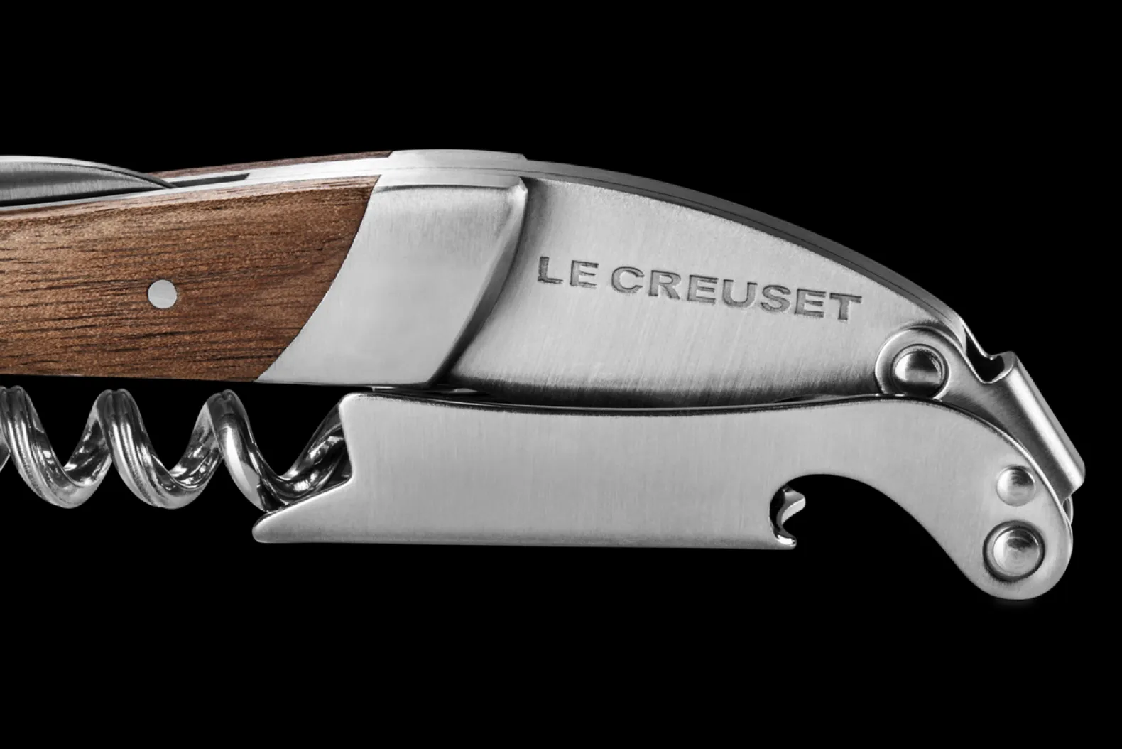 Premium Waiter's Corkscrew with Black Walnut Wood Handle