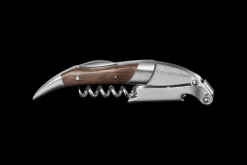 Premium Waiter's Corkscrew with Black Walnut Wood Handle
