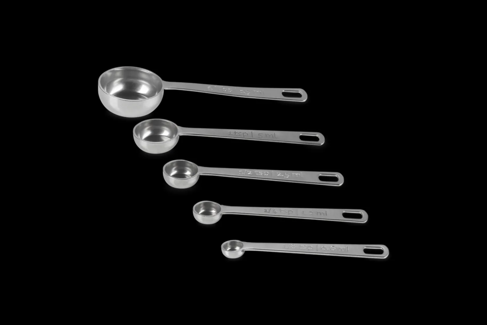 Set of 5 Measuring Spoons
