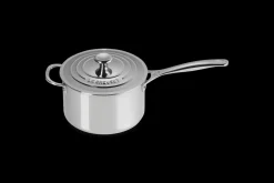 Signature Stainless Steel Saucepan with Lid and Helper Handle
