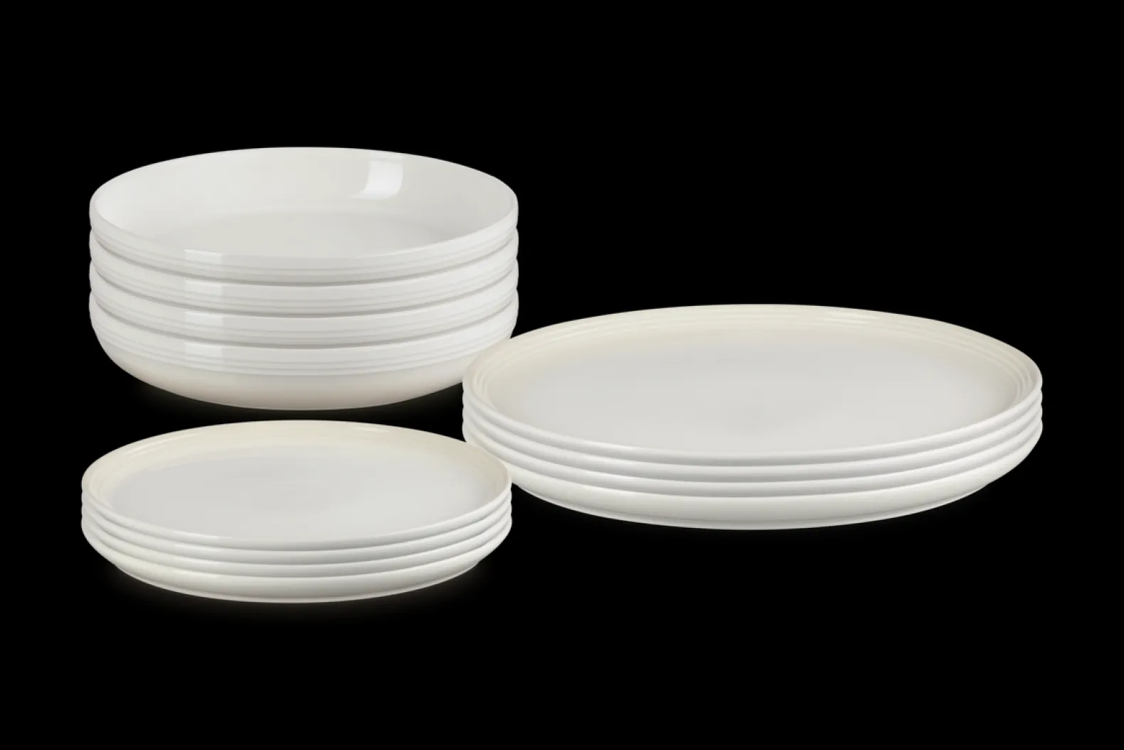 Stoneware Coupe 12-piece Dinnerware Set