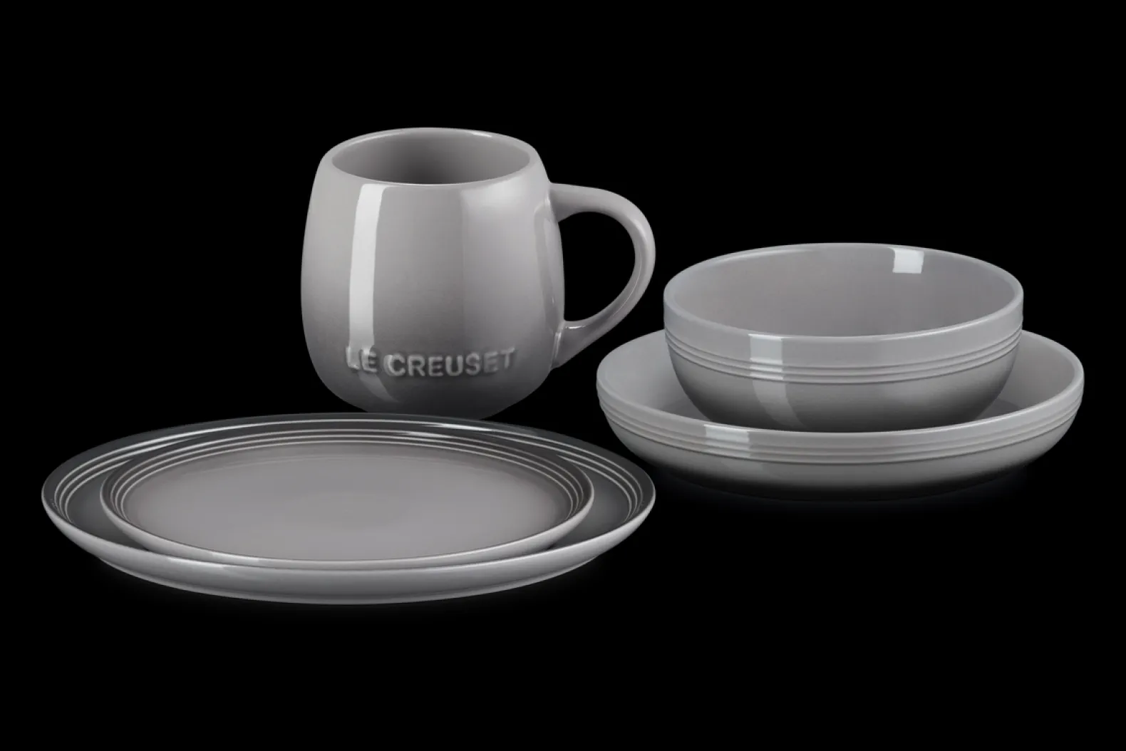 Stoneware Coupe 5-piece Dinnerware Set