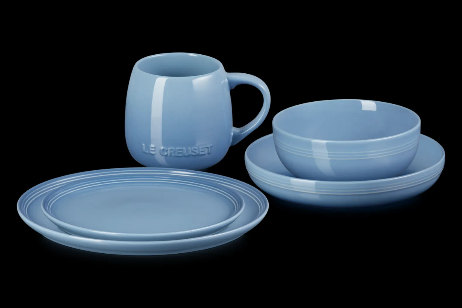 Stoneware Coupe 5-piece Dinnerware Set