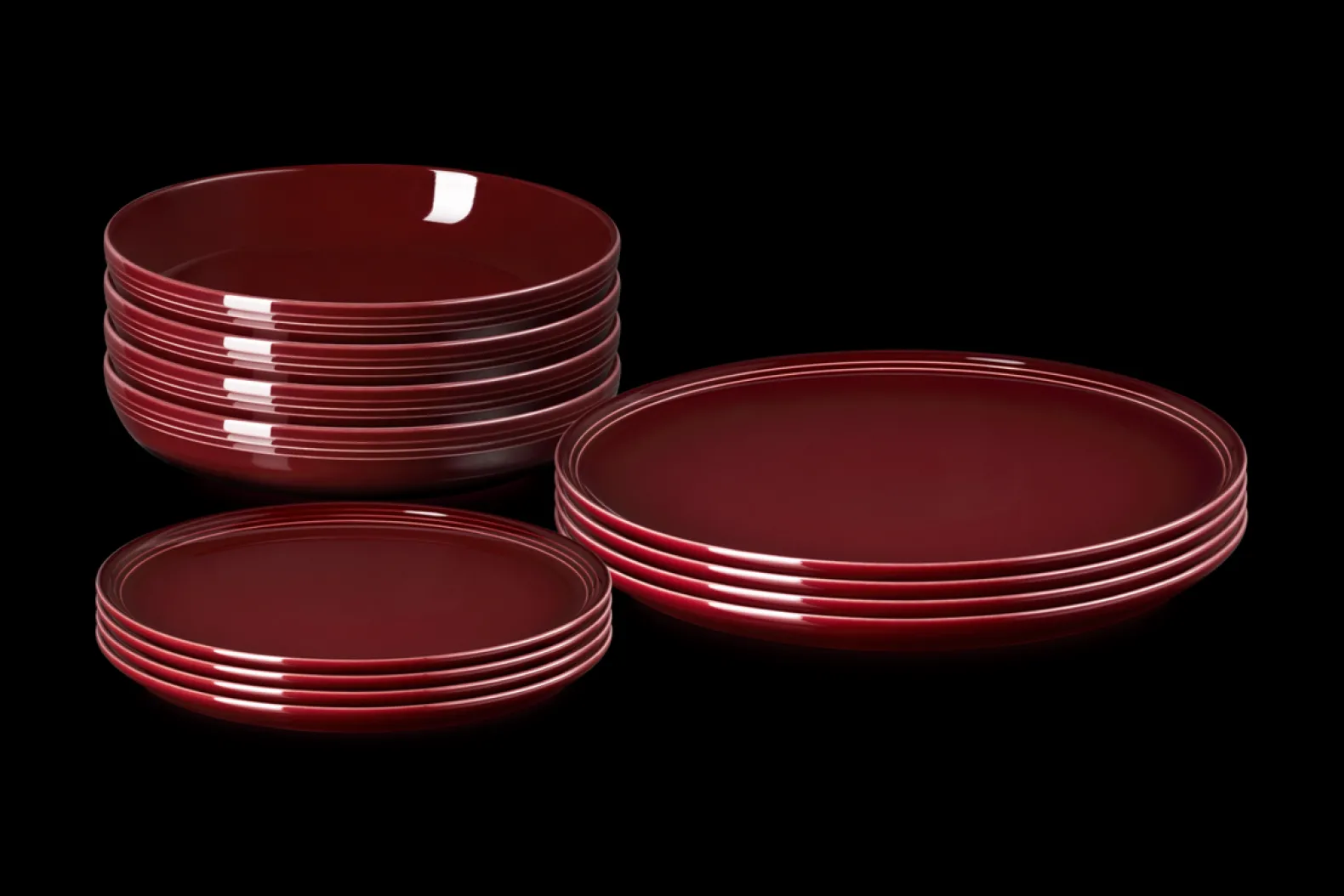 Stoneware Coupe 12-piece Dinnerware Set