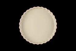 Stoneware Fluted Flan Dish