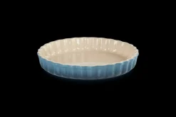 Stoneware Fluted Flan Dish