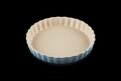 Stoneware Fluted Flan Dish