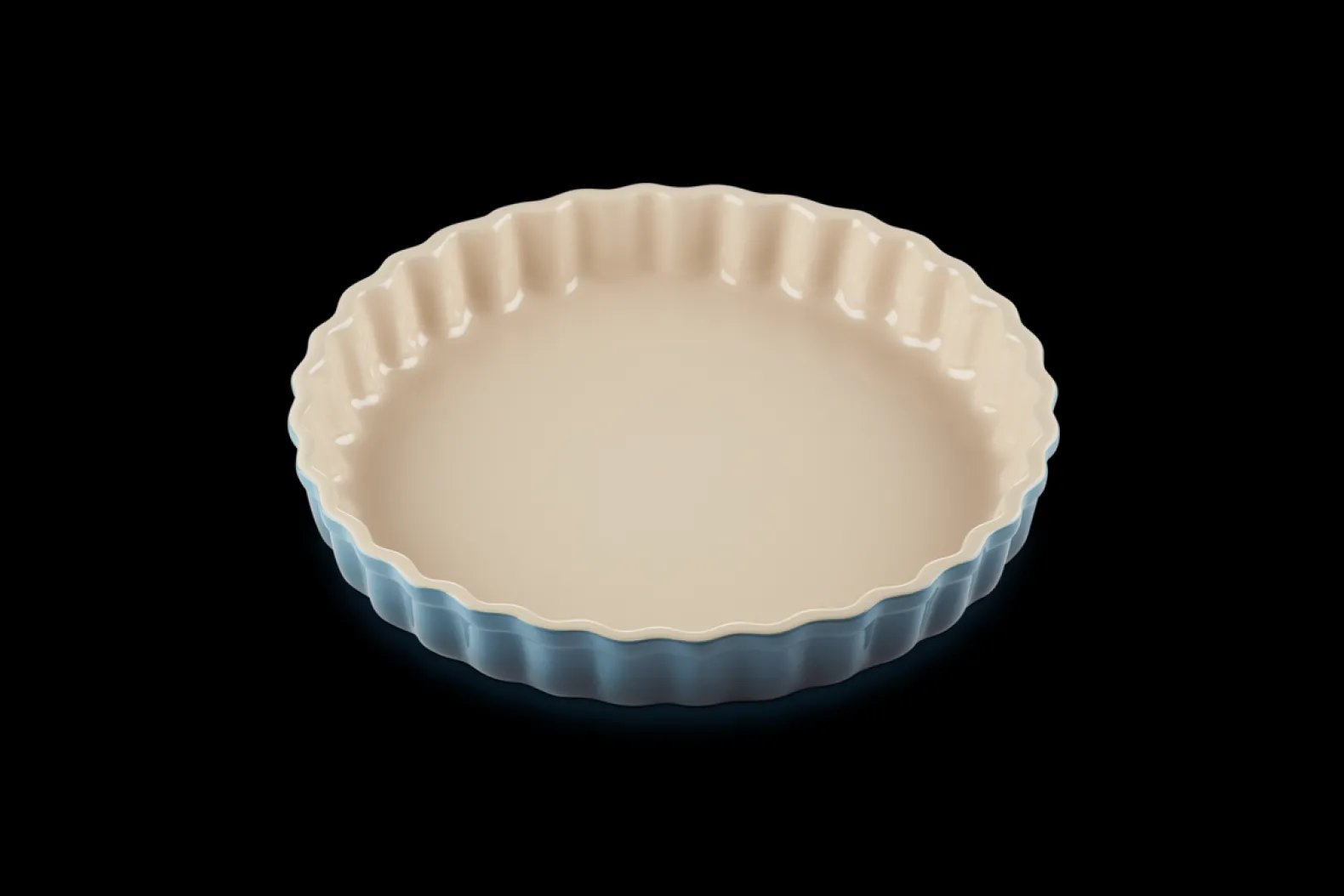 Stoneware Fluted Flan Dish