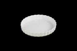 Stoneware Fluted Flan Dish