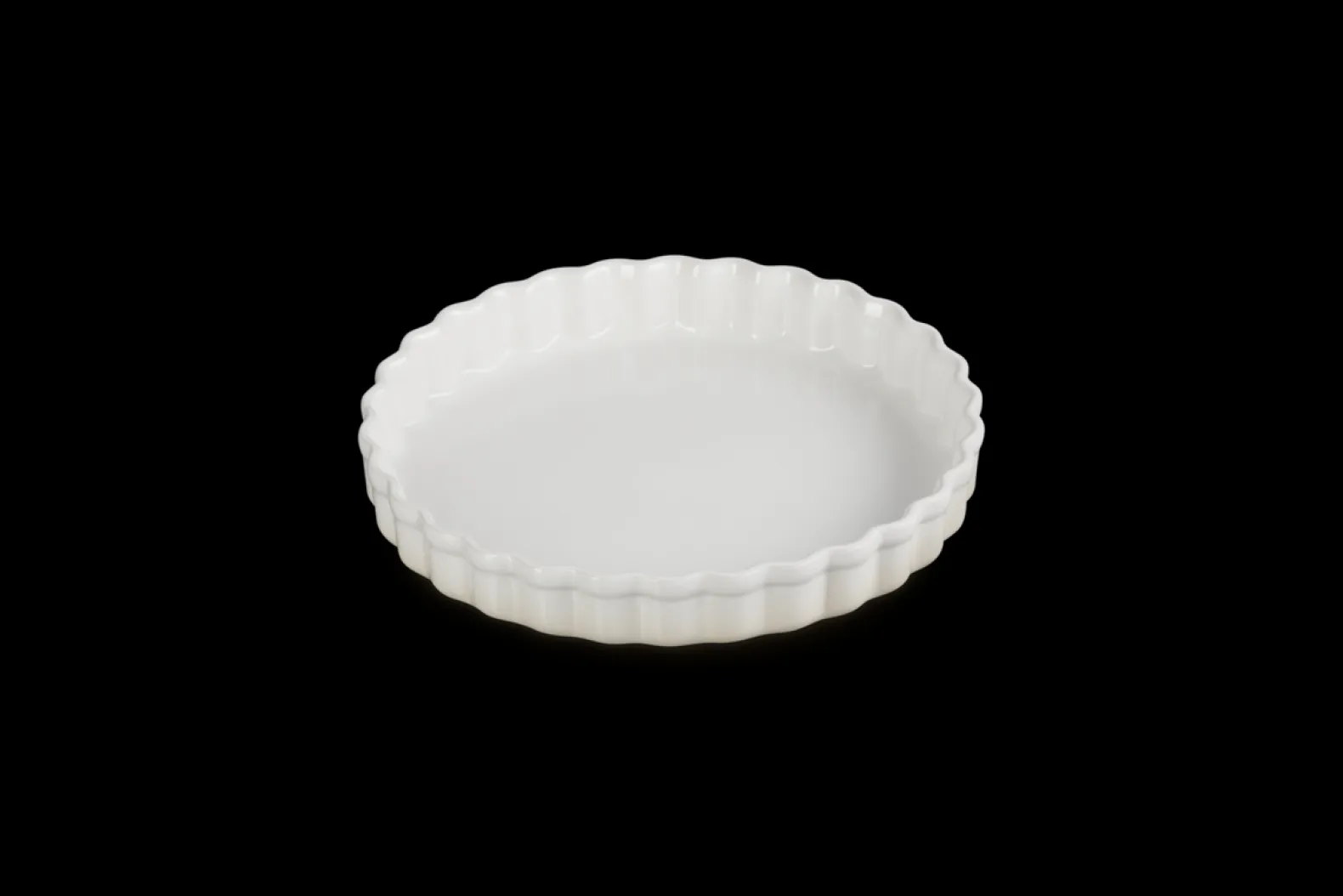 Stoneware Fluted Flan Dish