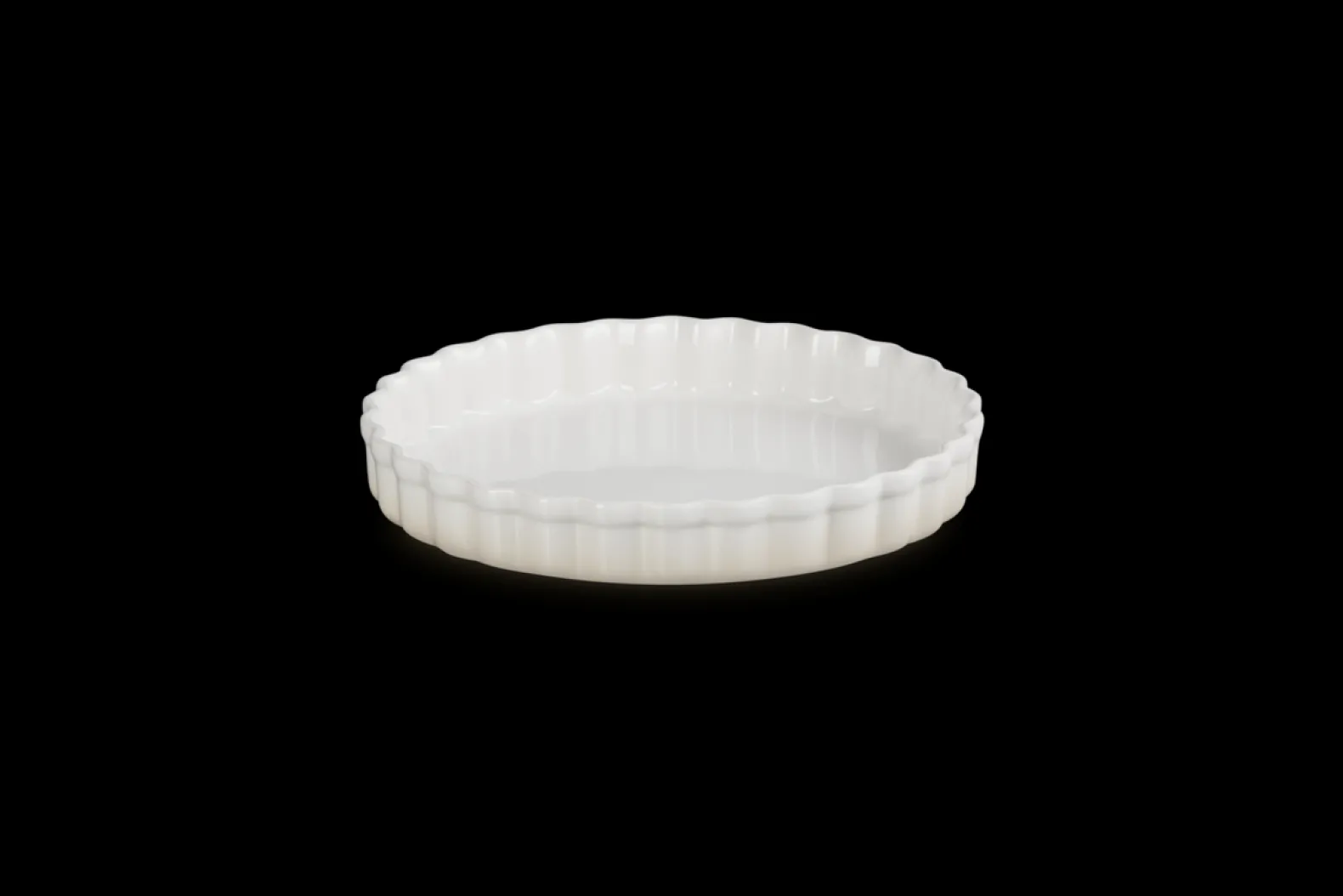 Stoneware Fluted Flan Dish