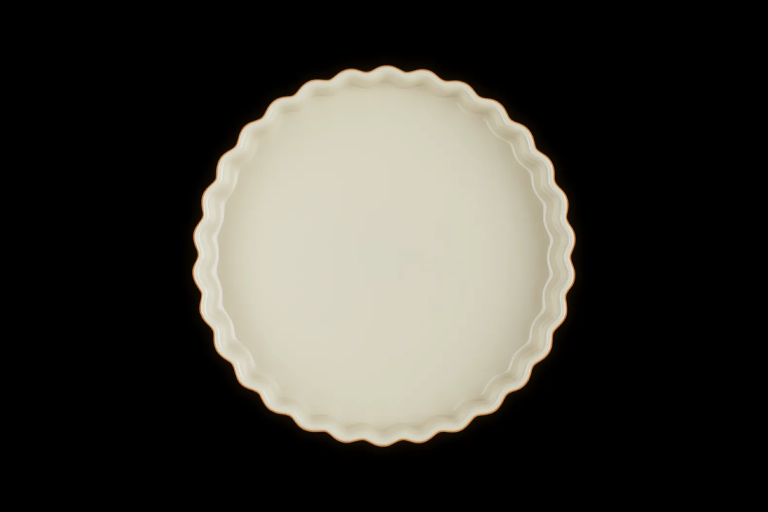 Stoneware Fluted Flan Dish