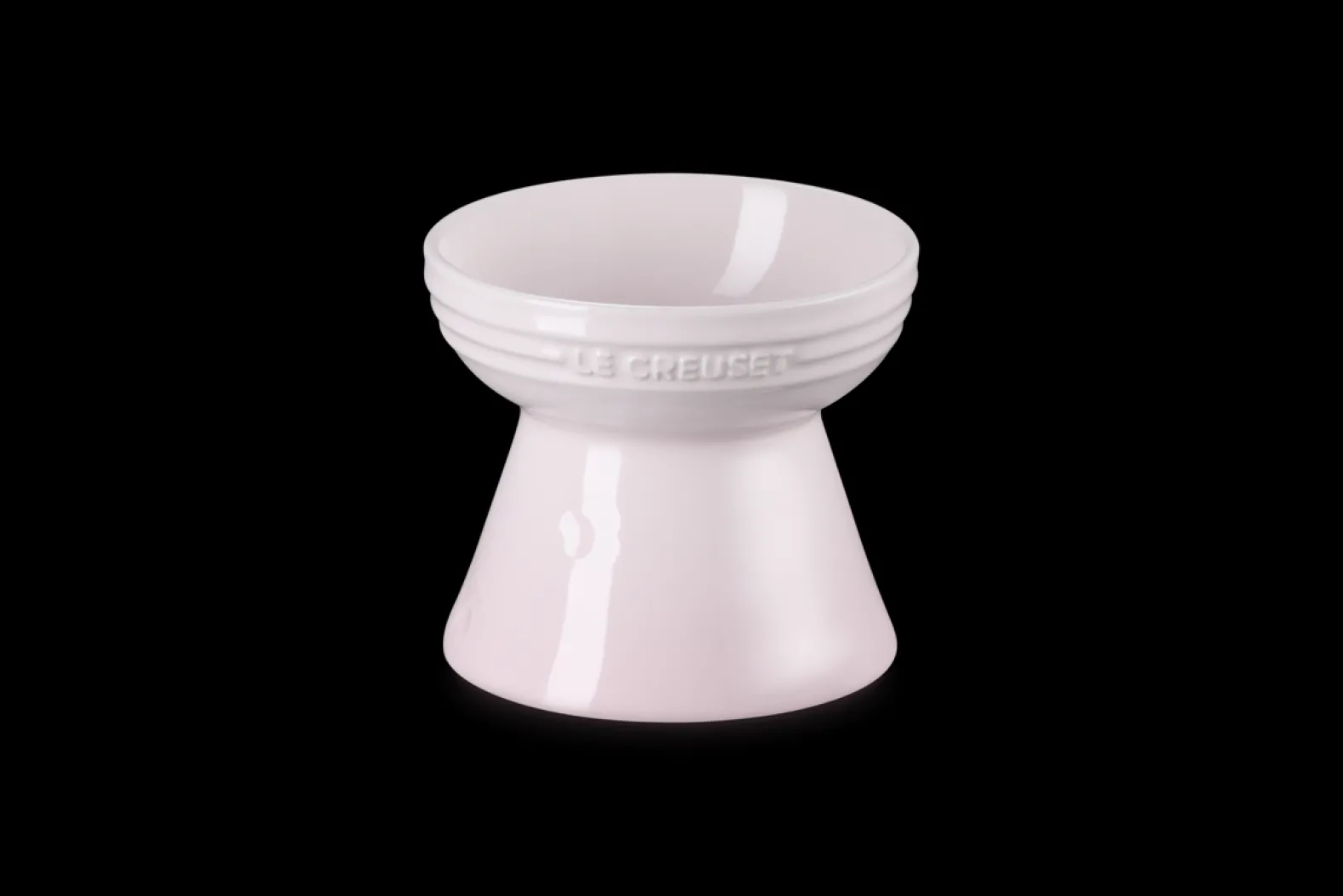 Stoneware Footed Pet Bowl