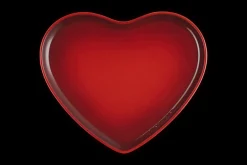 Stoneware Heart Serving Platter