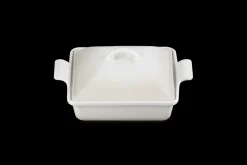 Stoneware Heritage Square Dish with Lid