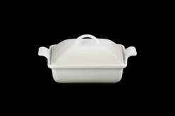 Stoneware Heritage Square Dish with Lid