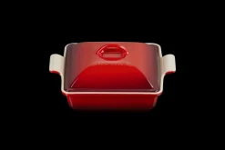 Stoneware Heritage Square Dish with Lid