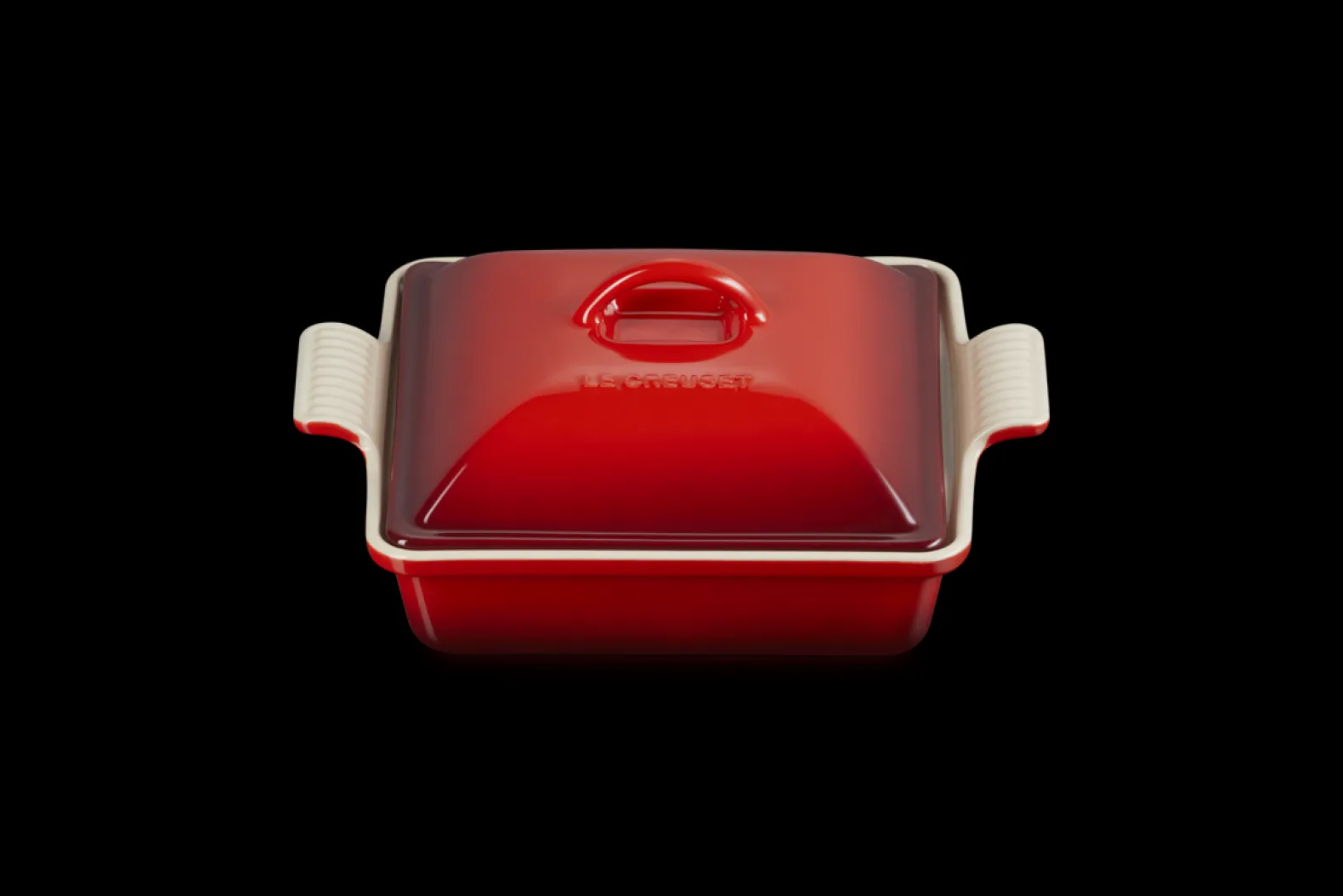 Stoneware Heritage Square Dish with Lid