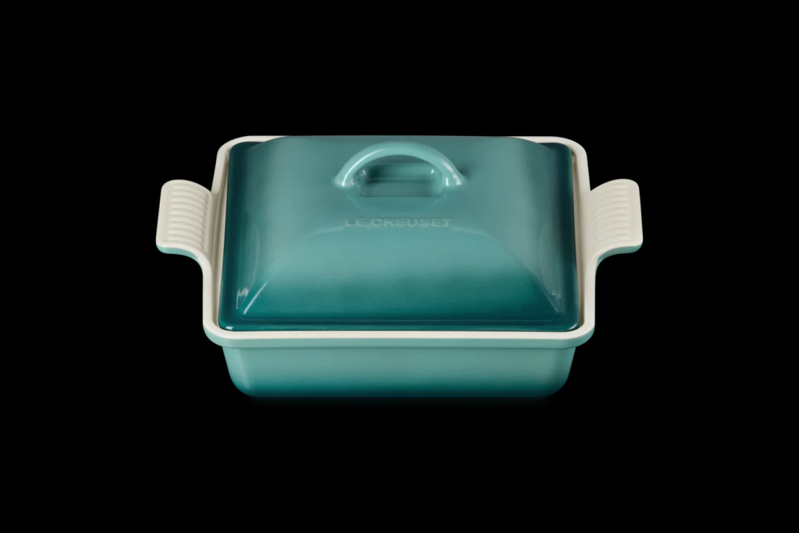 Stoneware Heritage Square Dish with Lid